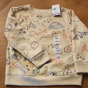 Garanimals Cream Hoodie with Adventure Prints